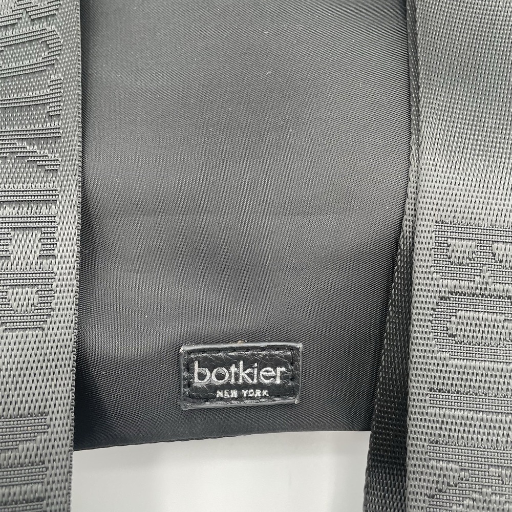 Botkier New York Black Nylon Backpack Branded Straps Bag Travel Classic Utility - Picture 4 of 7